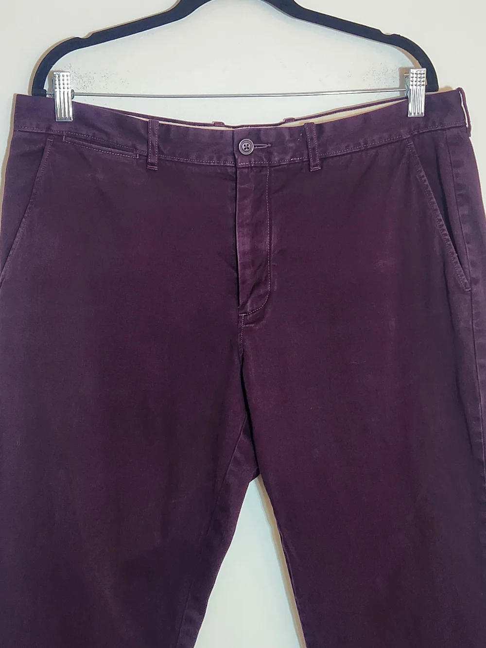 J. Crew Mens Plum Stretch Chino Pants Size 36x32